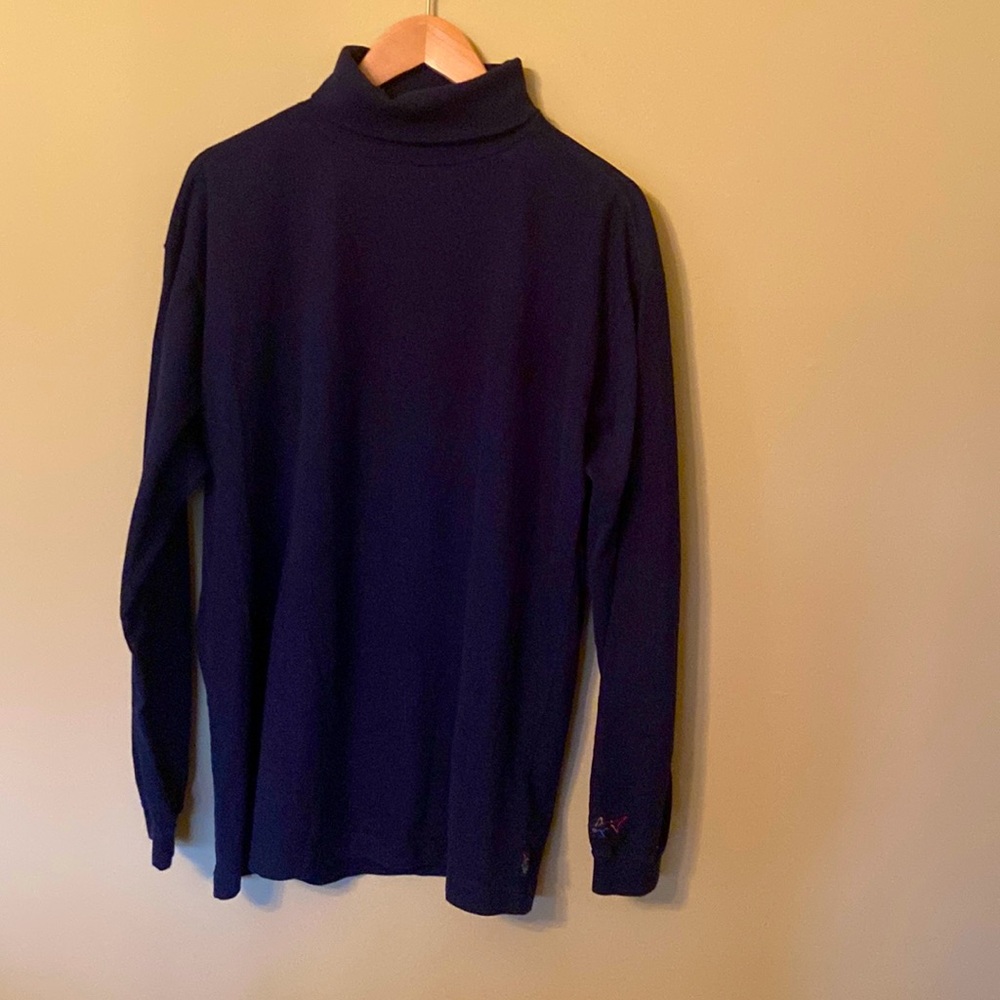 Navy Blue Turtleneck by Greg Norman. Worn twice. Size L. PERFECT Condition!